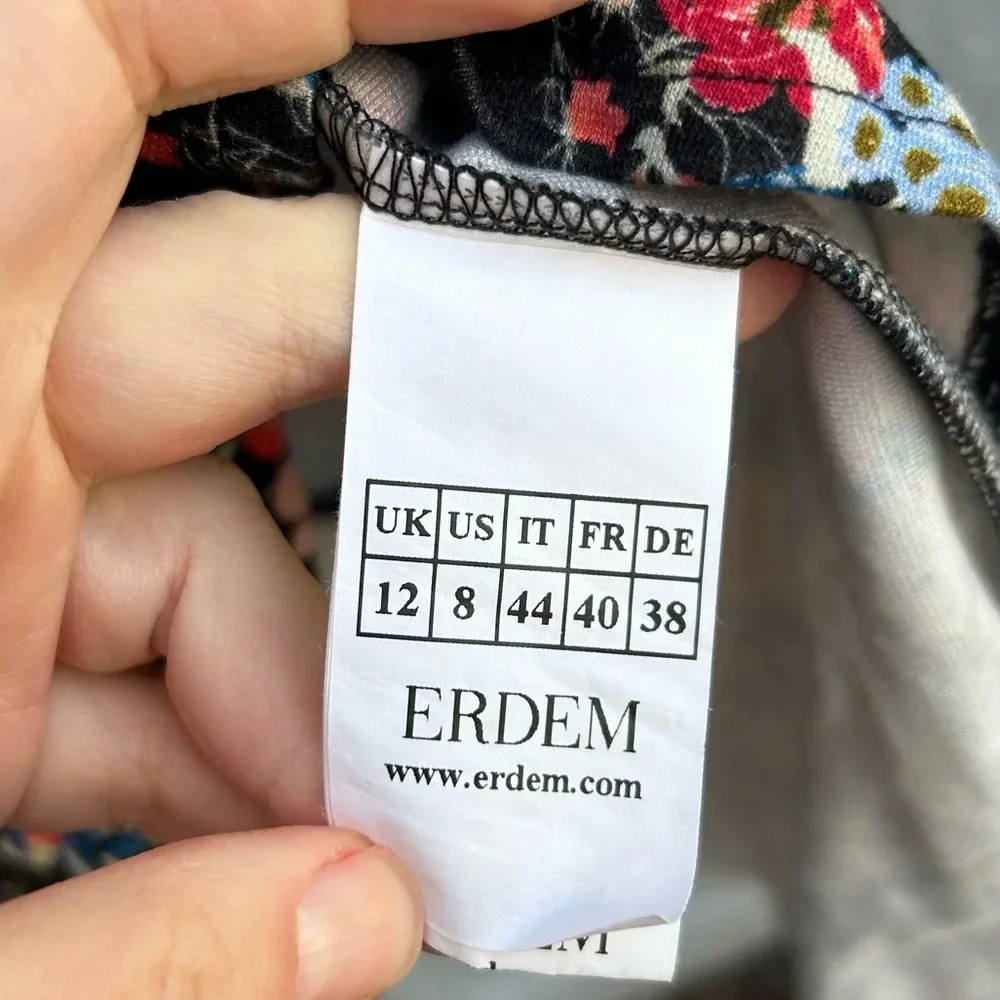 Erdem  Darlina Floral-Print Flounce Dress, size 8 - Picture 14 of 14